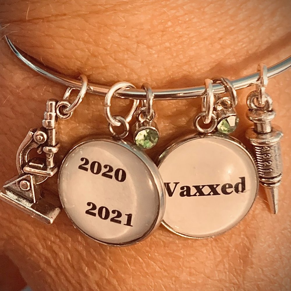 Vaxxed Charm Bracelet